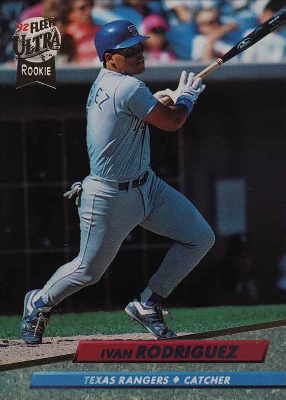 1992 Ultra Ivan Rodriguez #139 Baseball Card