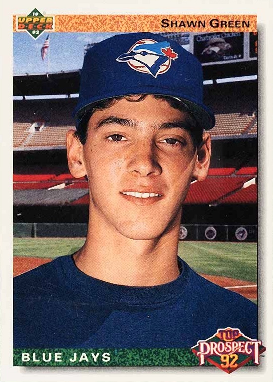 1992 Upper Deck Shawn Green #55 Baseball Card