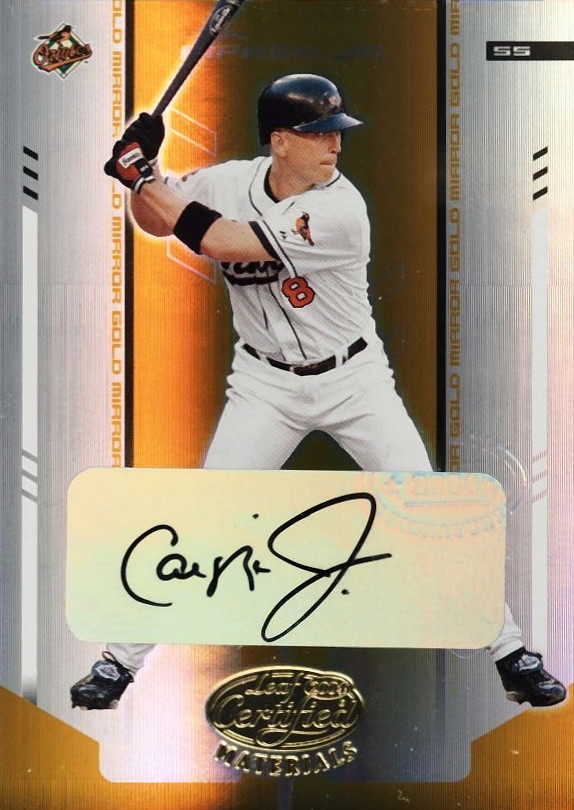 2004 Leaf Certified Materials Cal Ripken Jr. #223 Baseball Card