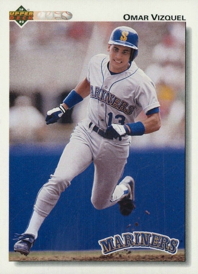 1992 Upper Deck Omar Vizquel #401 Baseball Card