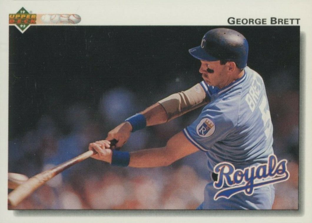 1992 Upper Deck George Brett #444 Baseball Card