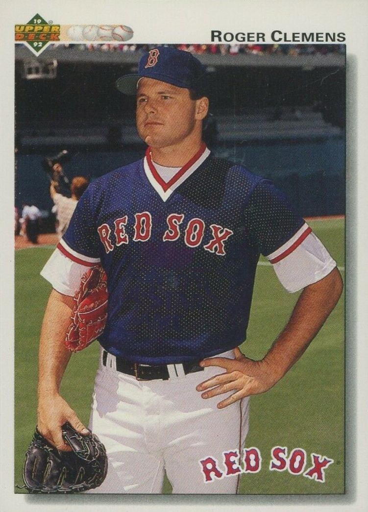 1992 Upper Deck Roger Clemens #545 Baseball Card