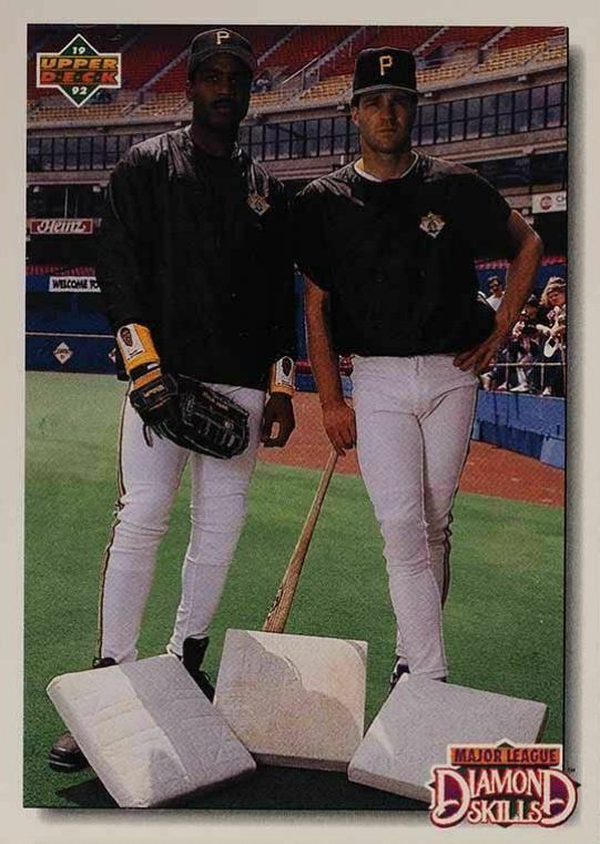 1992 Upper Deck Andy Van Slyke/Barry Bonds #711 Baseball Card