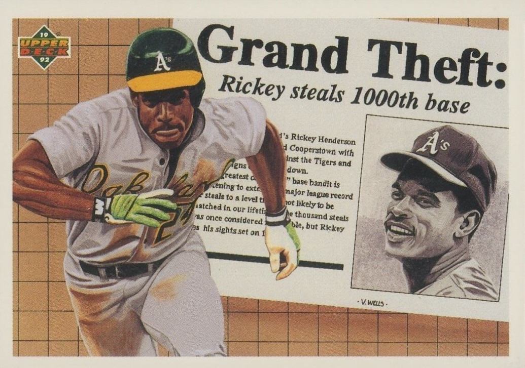 1992 Upper Deck Rickey Henderson #782 Baseball Card