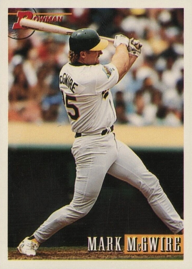 1993 Bowman Mark McGwire #161 Baseball Card