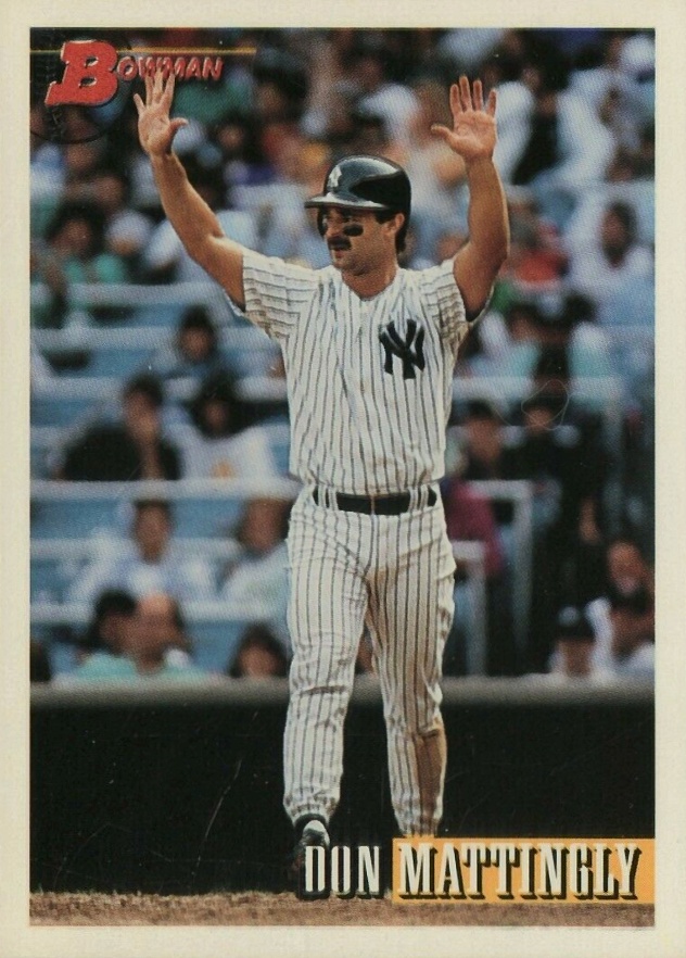 1993 Bowman Don Mattingly #595 Baseball Card