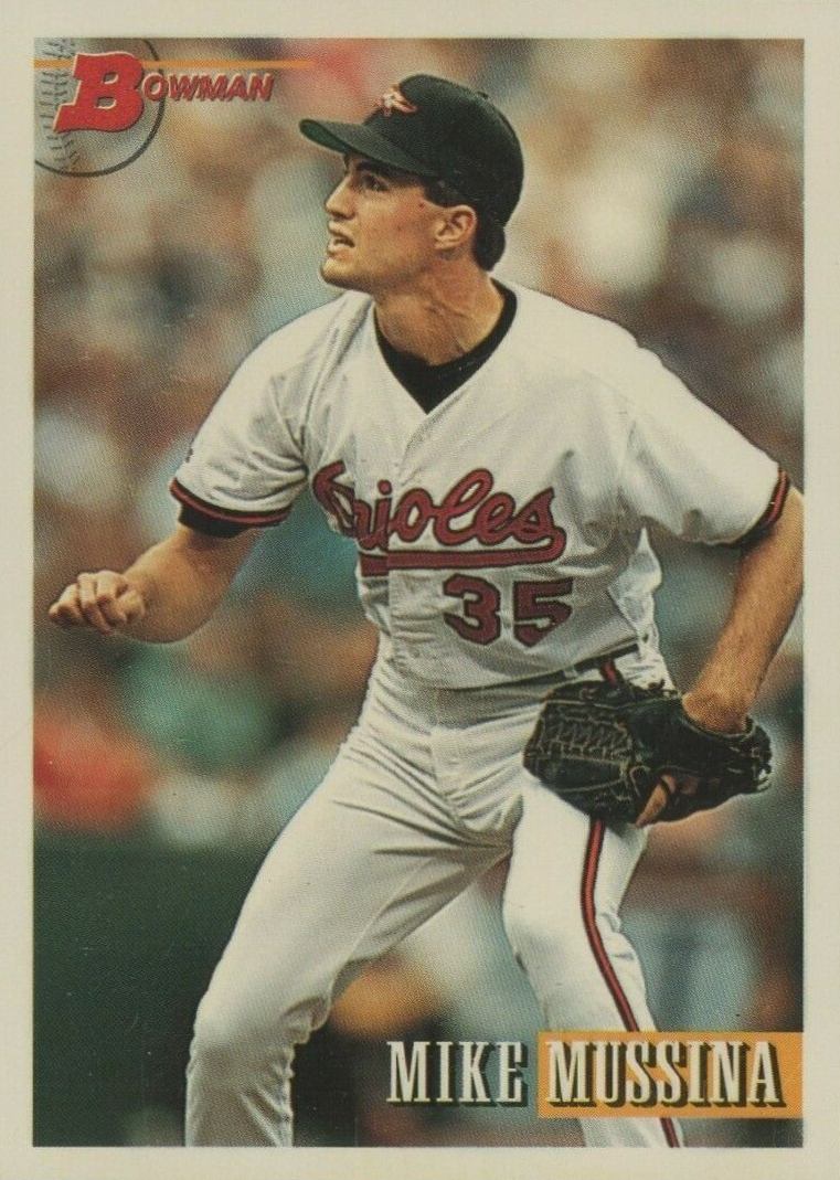 1993 Bowman Mike Mussina #633 Baseball Card