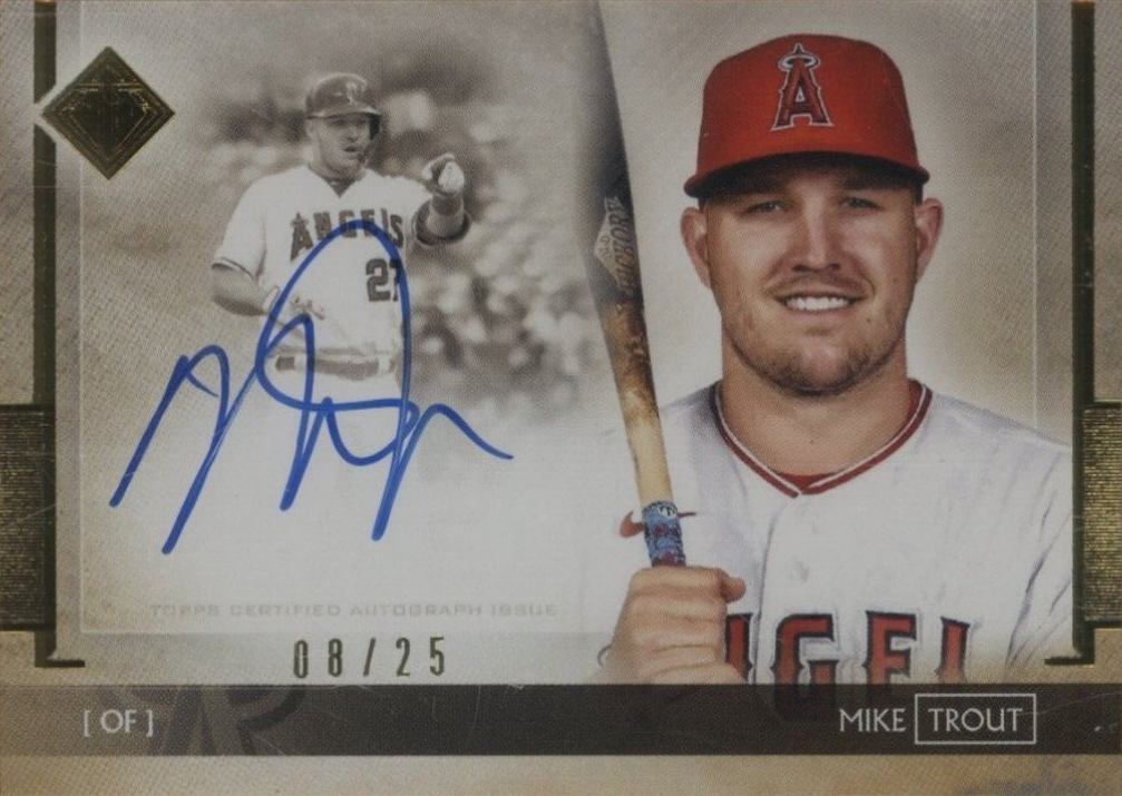 2020 Topps Transcendent Collection Autographs Mike Trout #MT Baseball Card