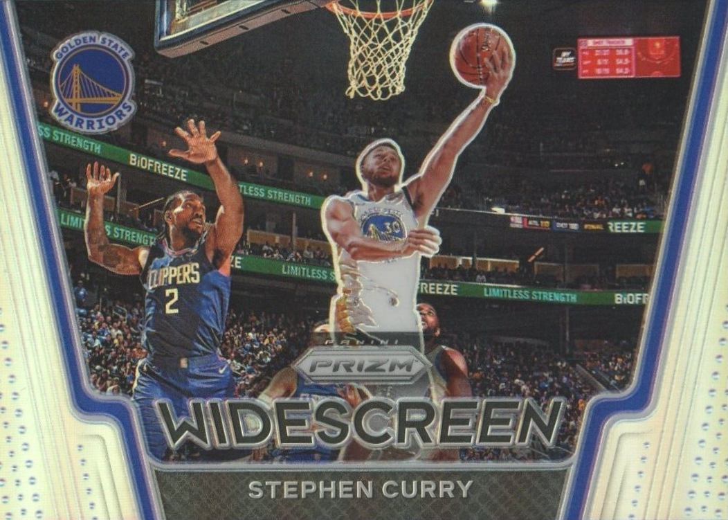 2020 Panini Prizm Widescreen Stephen Curry #3 Basketball Card
