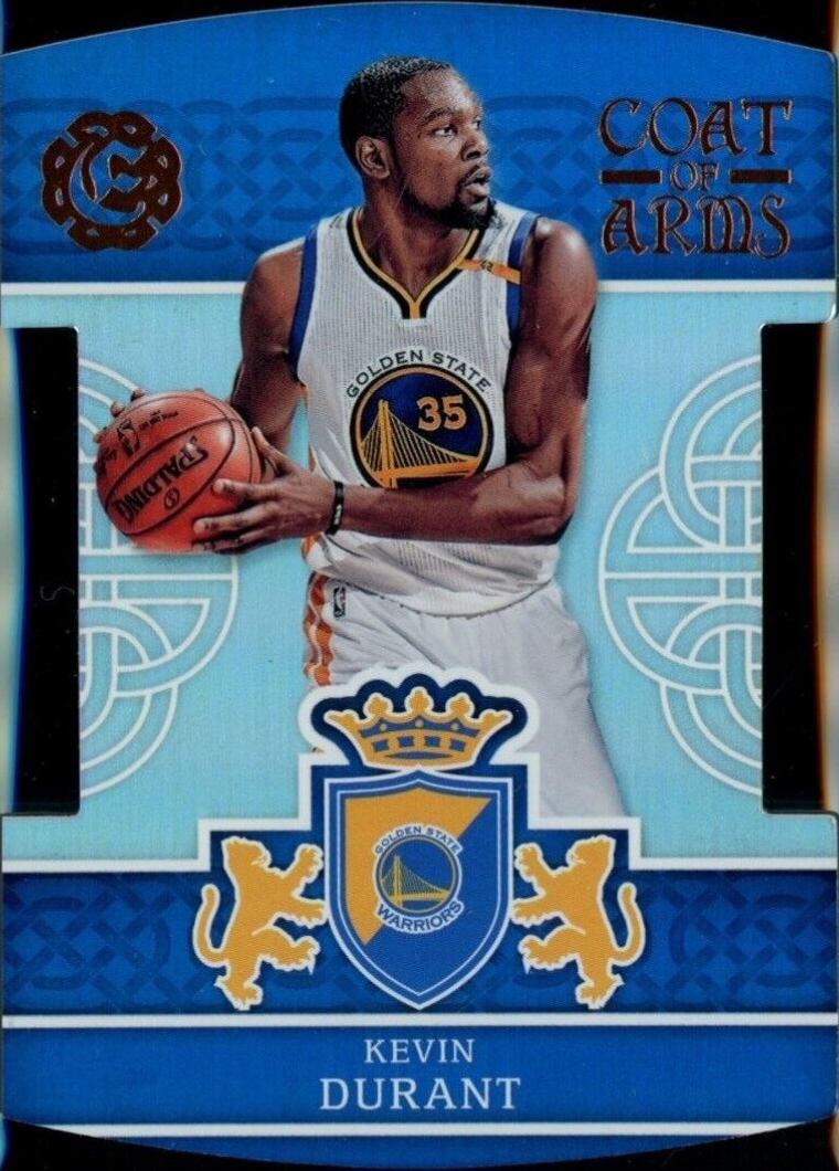 2016 Panini Excalibur Coat of Arms Die-Cut Kevin Durant #26 Basketball Card