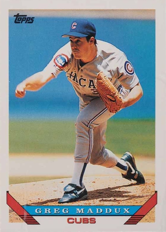 1993 Topps Greg Maddux #183 Baseball Card