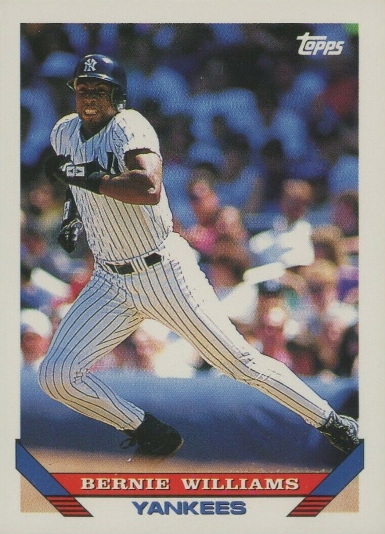 1993 Topps Bernie Williams #222 Baseball Card