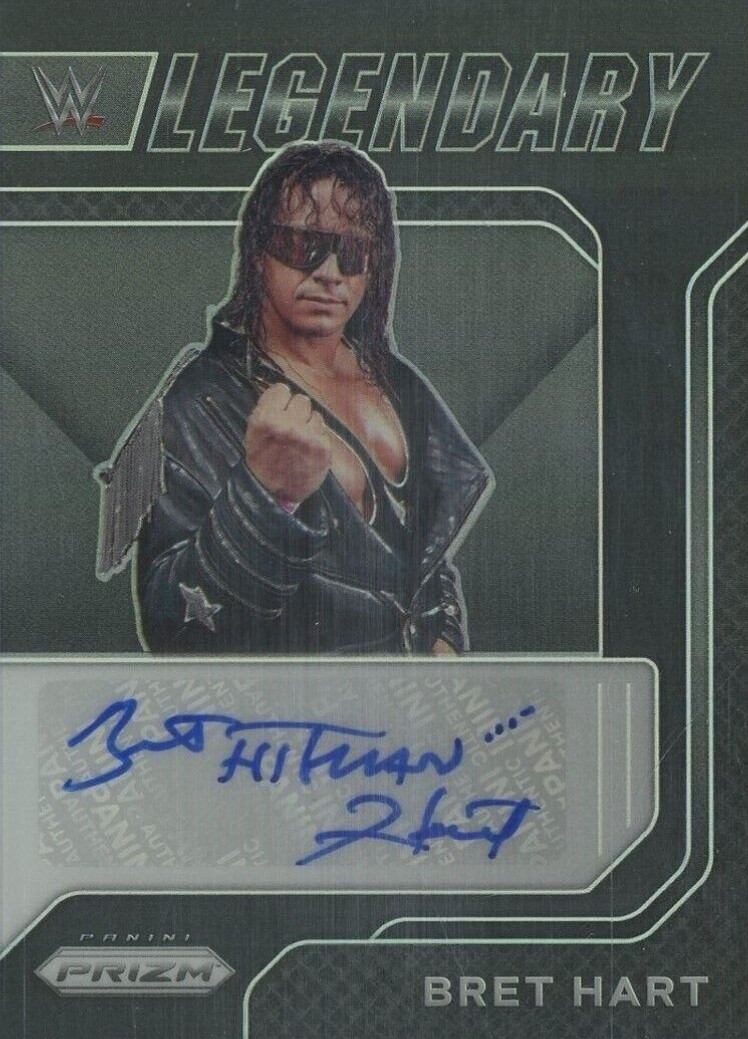 2022 Panini Prizm WWE Legendary Signatures Bret Hart #LS-BHT Other Sports Card