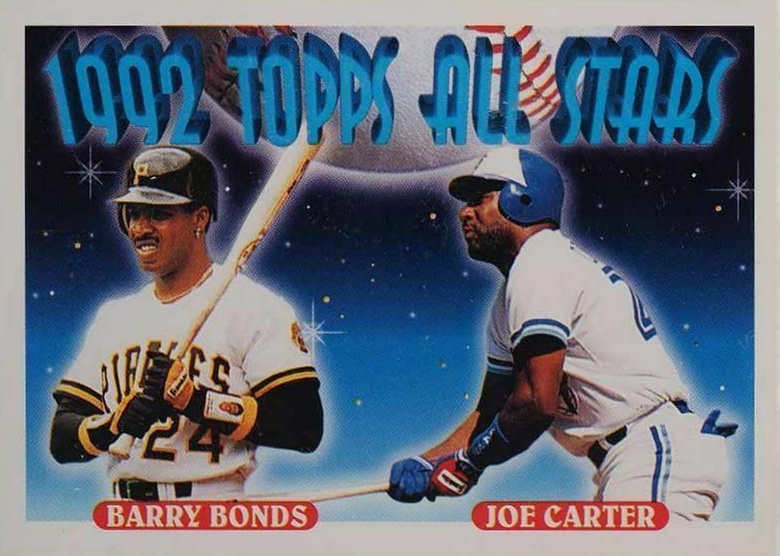 1993 Topps Barry Bonds/Joe Carter #407 Baseball Card