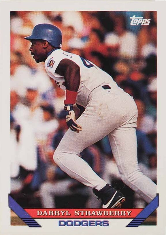 1993 Topps Darryl Strawberry #450 Baseball Card