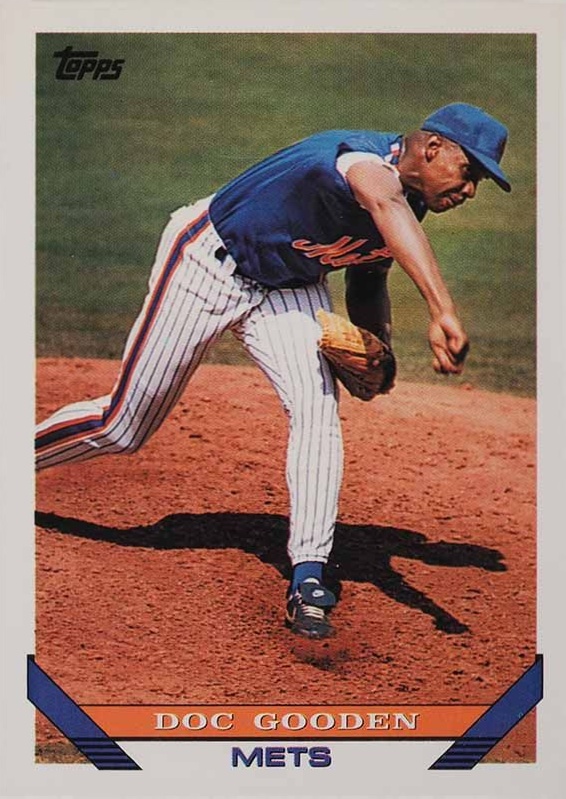1993 Topps Dwight Gooden #640 Baseball Card