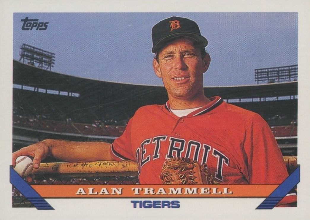 1993 Topps Alan Trammell #660 Baseball Card