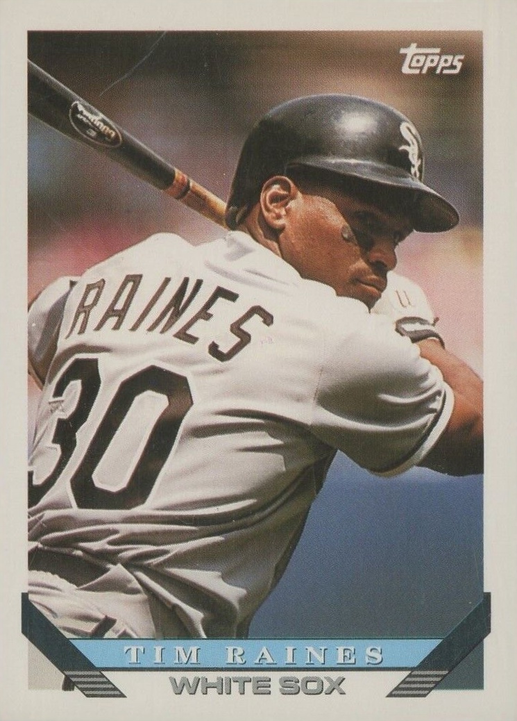 1993 Topps Tim Raines #675 Baseball Card