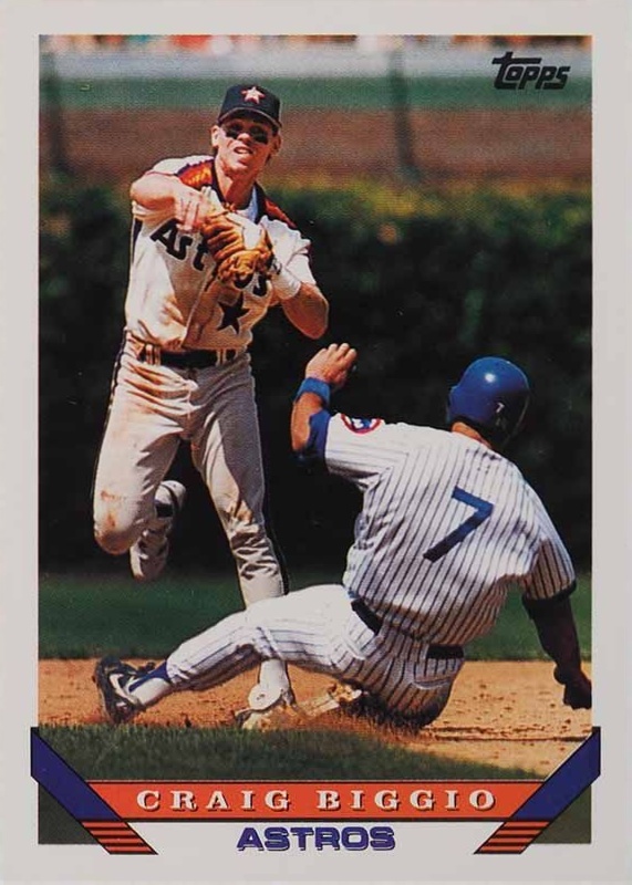 1993 Topps Craig Biggio #680 Baseball Card