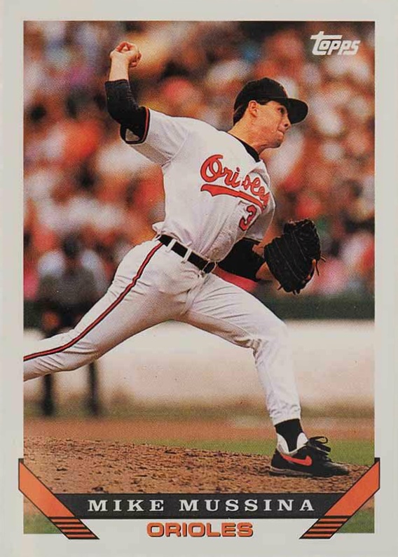 1993 Topps Mike Mussina #710 Baseball Card