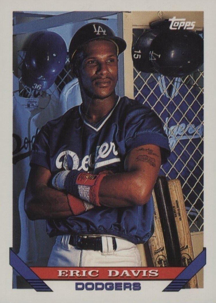 1993 Topps Eric Davis #745 Baseball Card