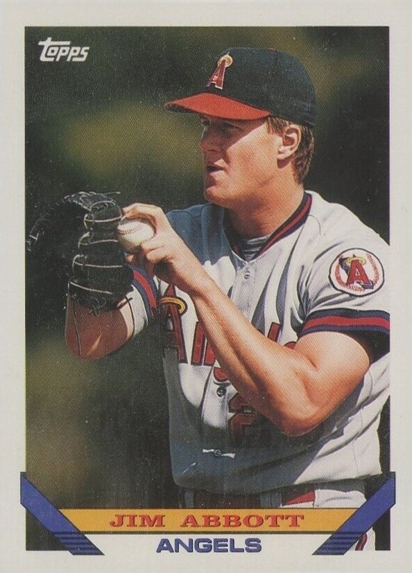 1993 Topps Jim Abbott #780 Baseball Card