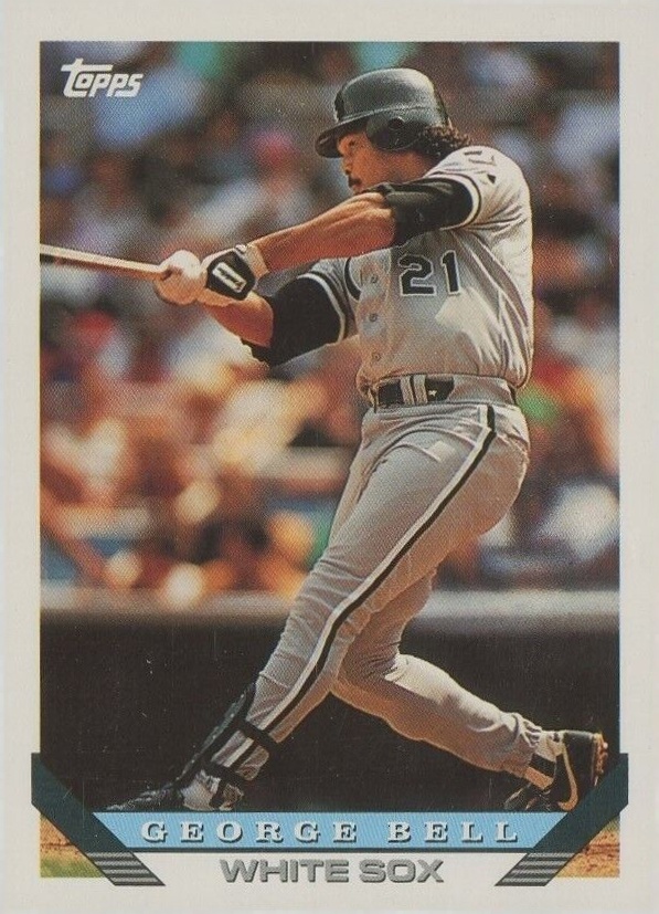 1993 Topps George Bell #790 Baseball Card