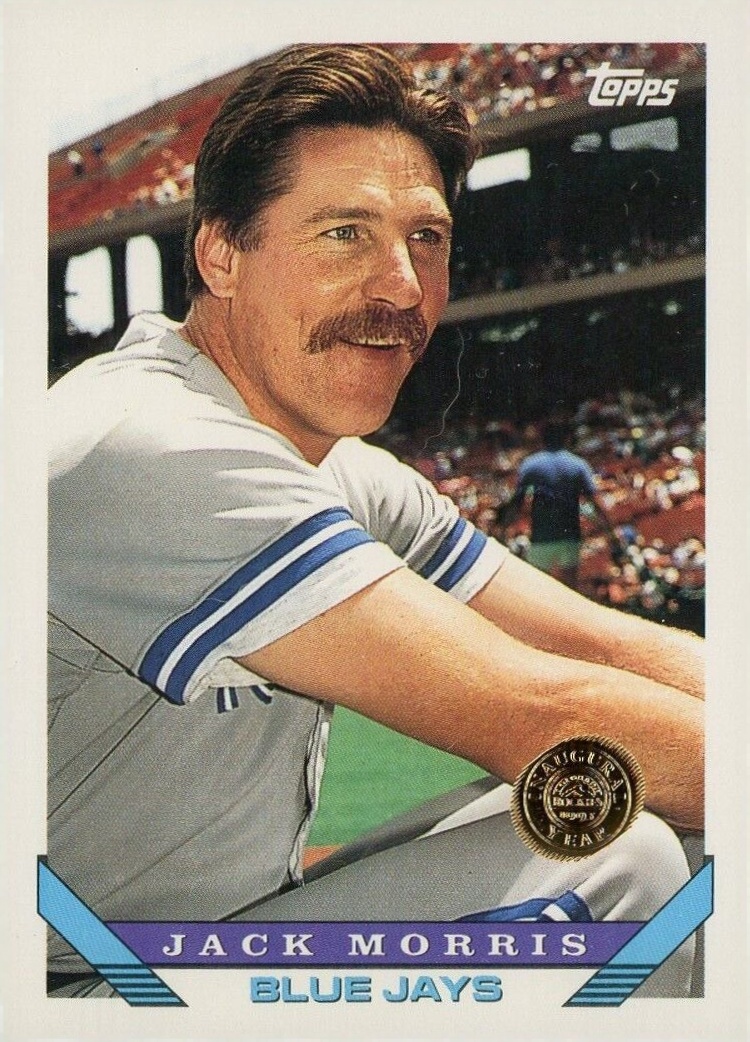 1993 Topps Jack Morris #185 Baseball Card