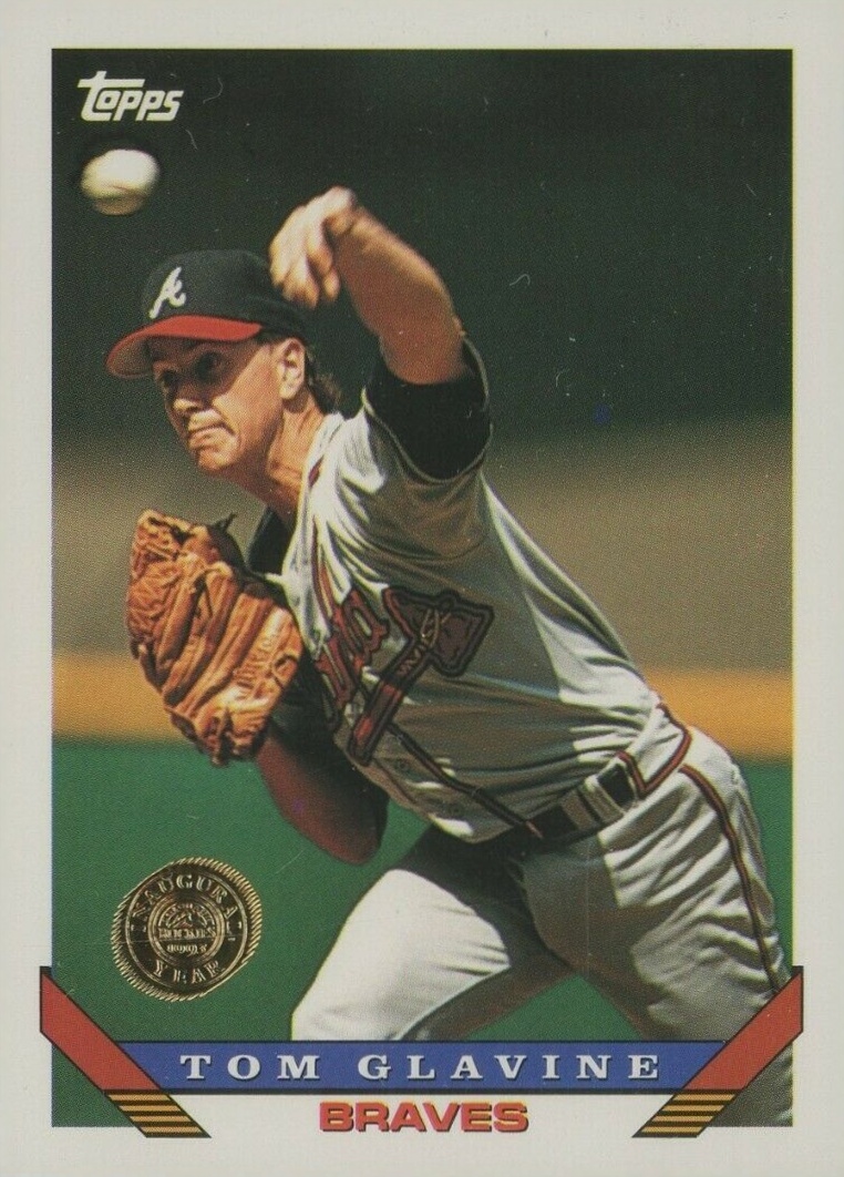 1993 Topps Tom Glavine #280 Baseball Card