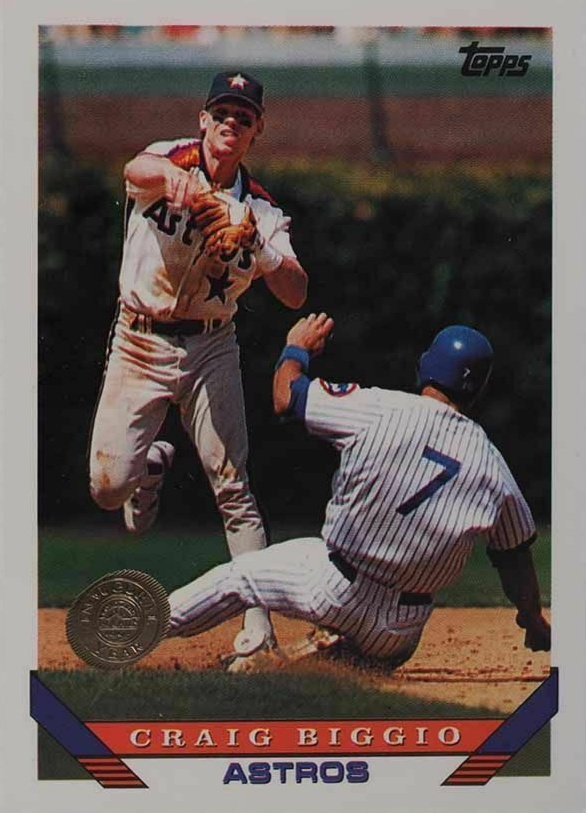 1993 Topps Craig Biggio #680 Baseball Card