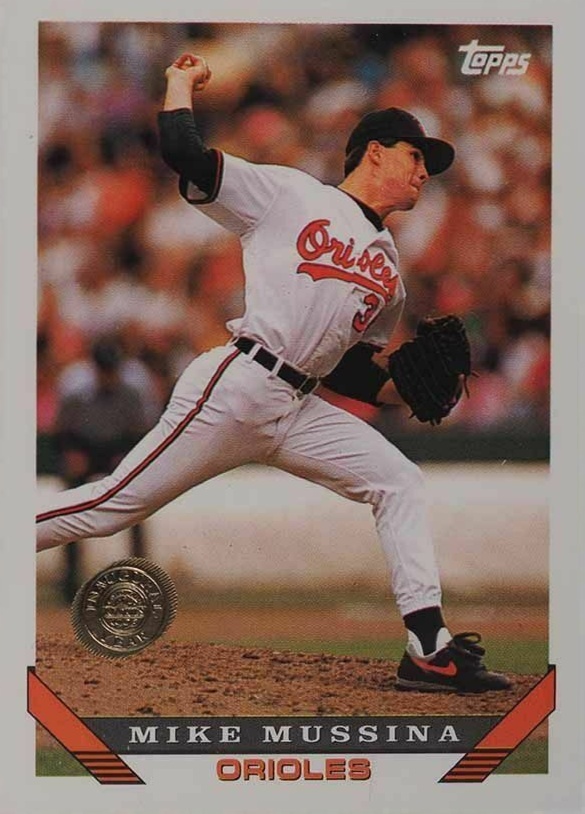 1993 Topps Mike Mussina #710 Baseball Card