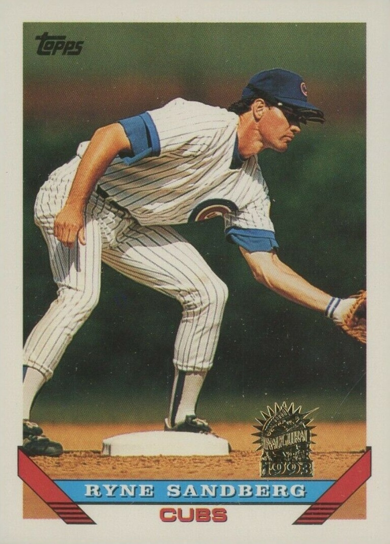 1993 Topps Ryne Sandberg #3 Baseball Card
