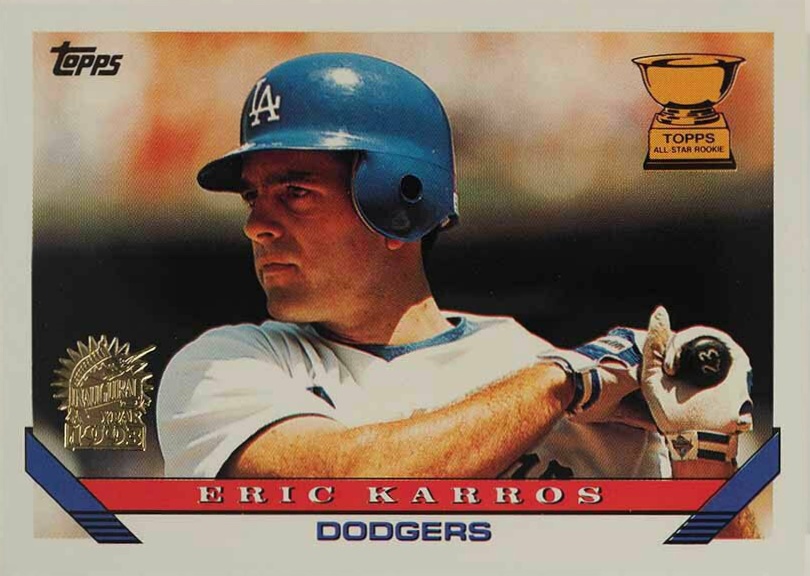1993 Topps Eric Karros #11 Baseball Card