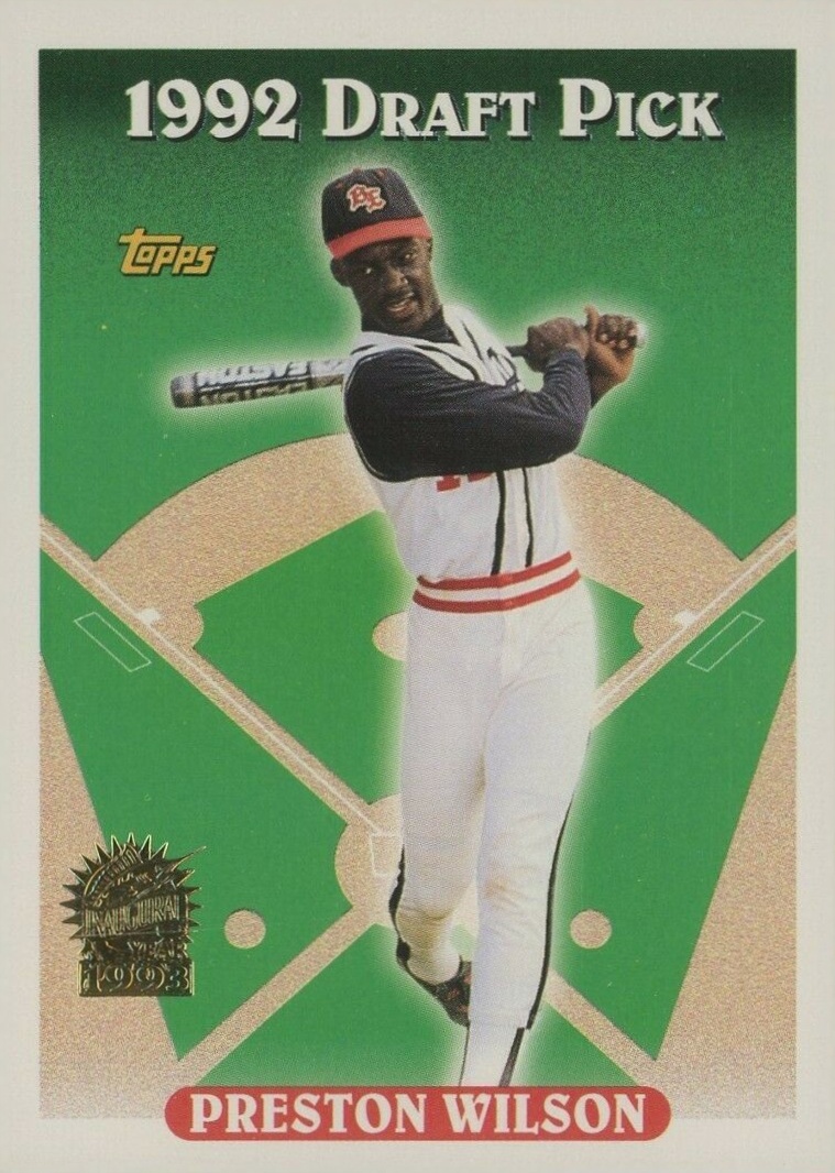 1993 Topps Preston Wilson #132 Baseball Card