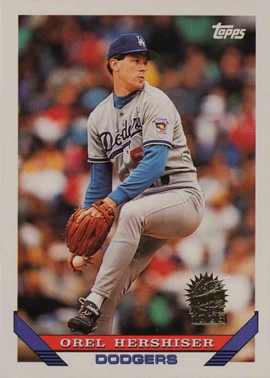1993 Topps Orel Hershiser #255 Baseball Card