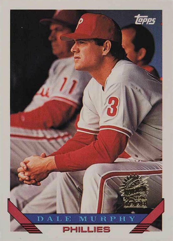 1993 Topps Dale Murphy #445 Baseball Card