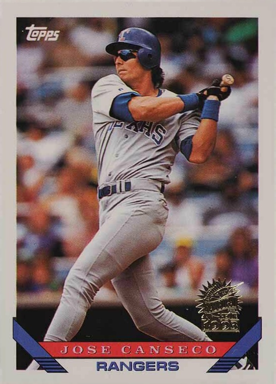 1993 Topps Jose Canseco #500 Baseball Card