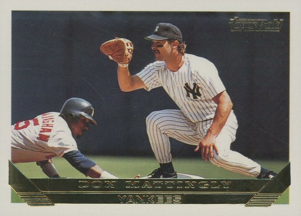 1993 Topps Gold Don Mattingly #32 Baseball Card