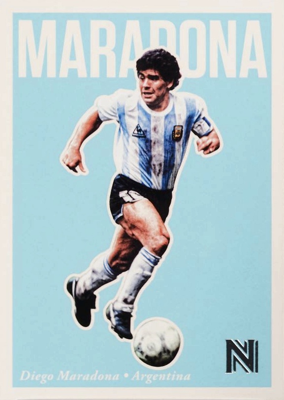 2017 Panini Nobility Diego Maradona #12 Soccer Card