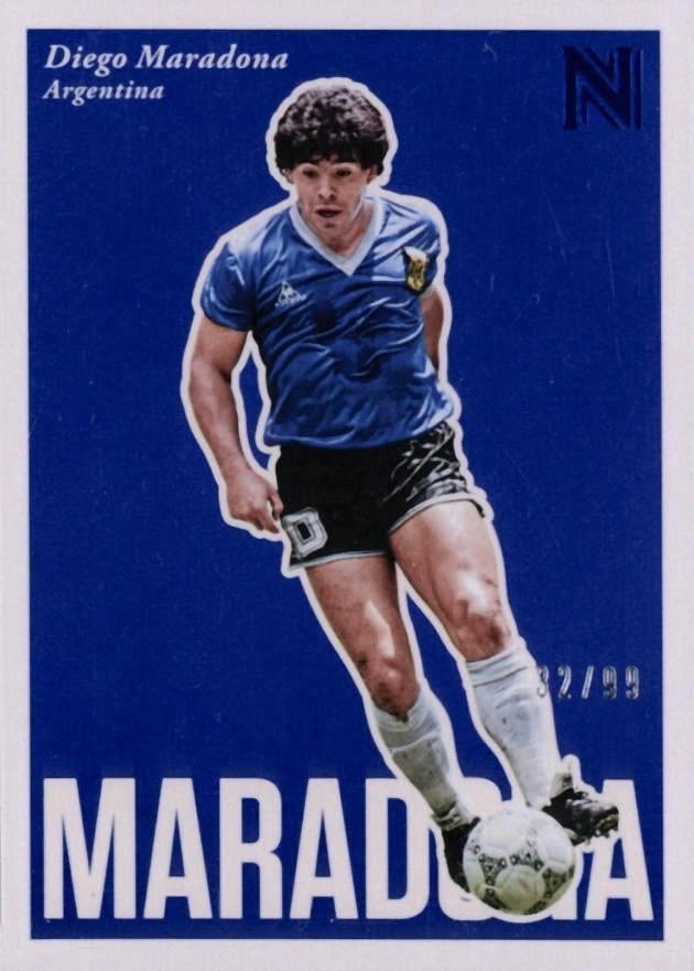 2017 Panini Nobility Diego Maradona #94 Soccer Card