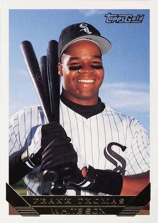1993 Topps Gold Frank Thomas #150 Baseball Card