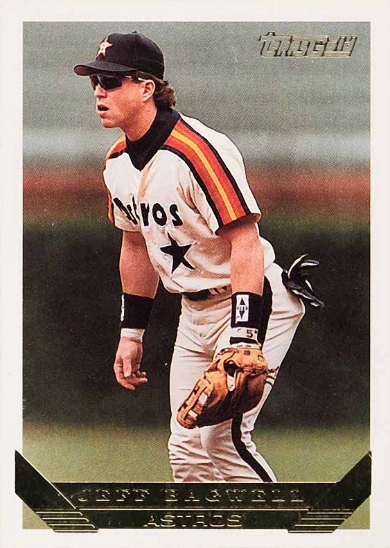 1993 Topps Gold Jeff Bagwell #227 Baseball Card