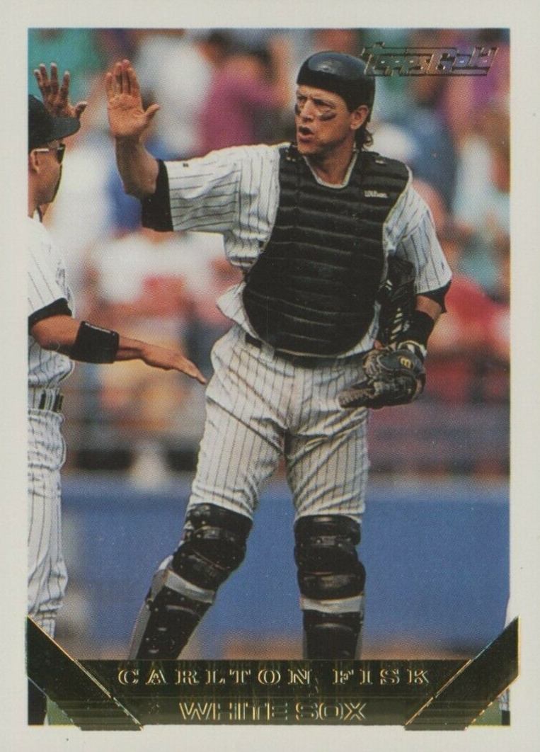 1993 Topps Gold Carlton Fisk #230 Baseball Card