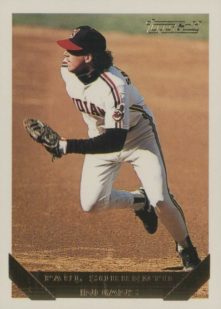 1993 Topps Gold Paul Sorrento #264 Baseball Card