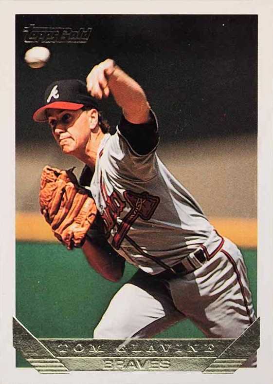 1993 Topps Gold Tom Glavine #280 Baseball Card