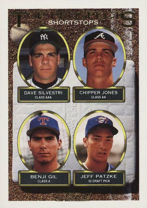 1993 Topps Gold Top Prospects Shortstops #529 Baseball Card