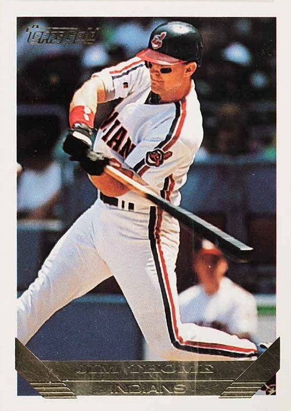 1993 Topps Gold Jim Thome #603 Baseball Card