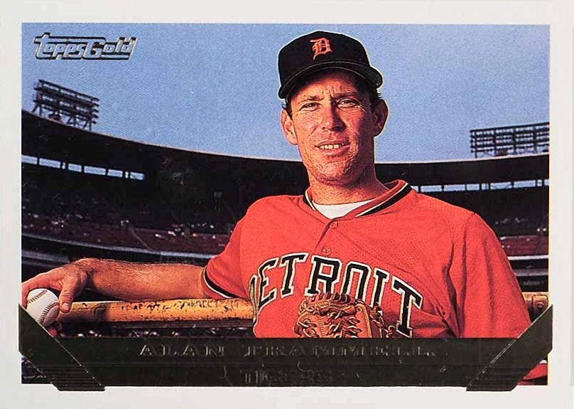 1993 Topps Gold Alan Trammell #660 Baseball Card