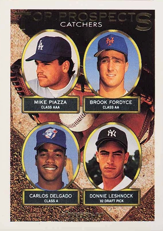 1993 Topps Gold Top Prospects Catchers #701 Baseball Card