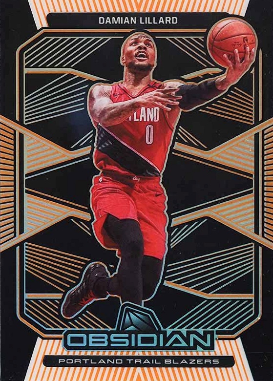 2019 Panini Obsidian Damian Lillard #2 Basketball Card